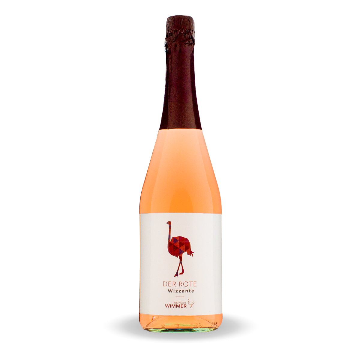 Der Rote - Rośe Wizzante von Weingut und Straussenfarm Wimmer aus Oggau
